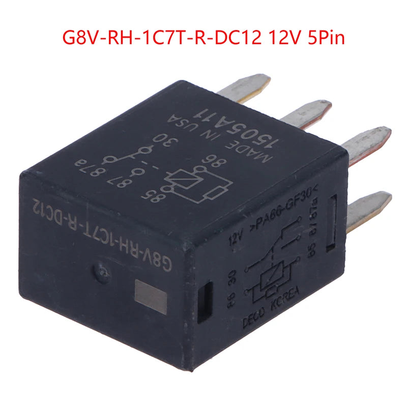 12V Automotive Relay SPDT 35A 12VDC 5Pins G8V-RH-1C7T-R-DC12 G8VRH1C7TRDC12 2.5*2.2*1.5cm