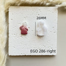 Shapes Small Easter Theme Polymer Clay  Cutter for Making Earrings, Easter Egg Rabbit Shape crucifix Soft pottery jewelry making