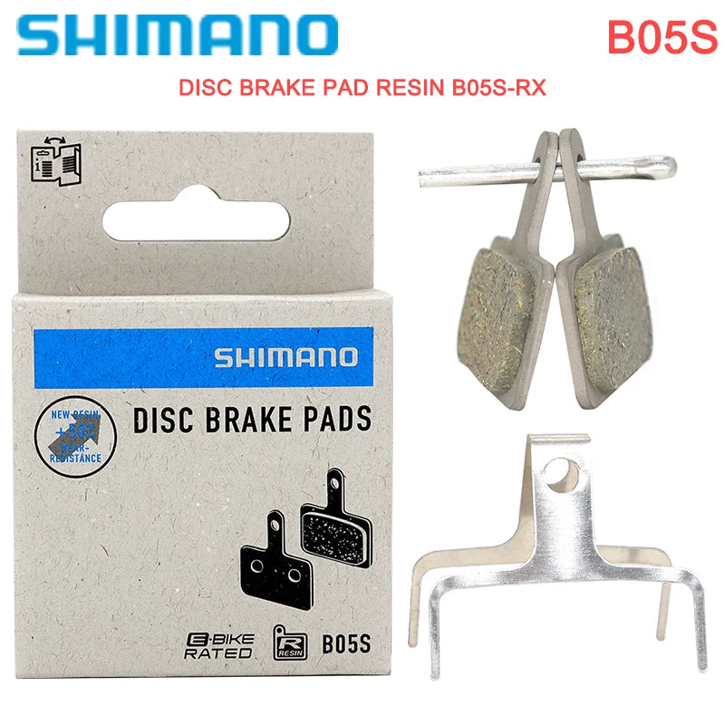 Shimano B05S Brake Pads for MTB Bike Disc Brake Pad Resin B05S-RX Wide Shape Fit for ALIVIO MT200 MT400 Original Bicycle Parts
