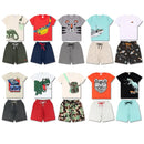 Assorted Kit 8 Pieces Boy's Clothes 4 T-Shirts + 4 Bermuda-Kit with 4 Sets Baby Boy's Clothes Summer