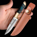 Boning Knife Meat Cleaver Stainless Steel Kitchen Mongolian Hand Meat Knife Roasted Whole Lamb Steak Knife with Cover