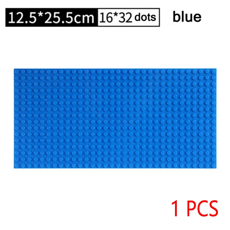 Baseplate 32x32 16X32 Dots Classic Brick Plate Building Blocks DIY Constructor Parts Baseplates Compatible Brands City Friends