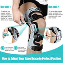 NEENCA Unloader ROM Knee Brace Hinged Stabilizer Adjustable Recovery Support for ACL MCL PCL Injury Meniscus Tear Arthritis