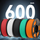 JAYO PETG 3D Filament 1.75MM High Speed PETG 3D Printer Filament 4Rolls High Flow Speedy Matte Effect 3D Printing Mateials