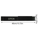 The Storefront | Aluminum Open Closed Slide Door Sign for Business