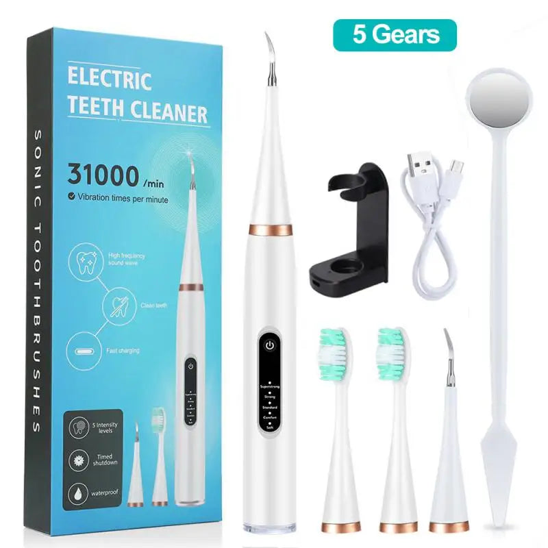 Ultrasonic Scaler Tooth Calculus Remover Electric Scaler Gear Stains Tartar Teeth Whitening Cleaner