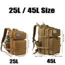 The Trail Meridian | 25L and 45L Trekking Backpack with Removable Flag Patch