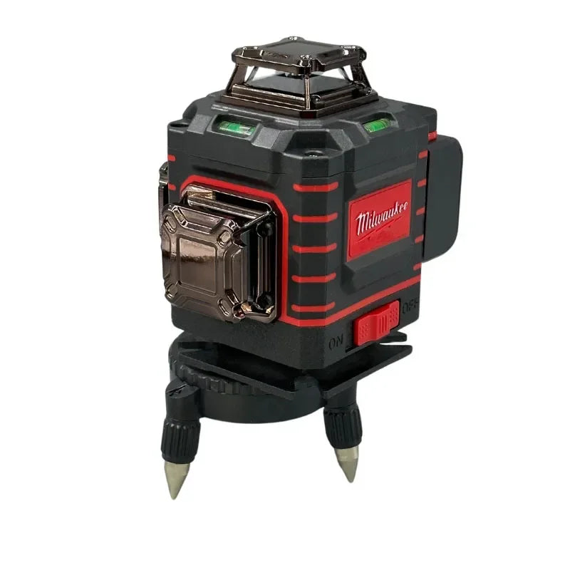 Milwaukee 3-4D Laser Level Green Beam 16 Lines Self-leveling Vertical Cross Line Laser level Rechargeable battery Tools