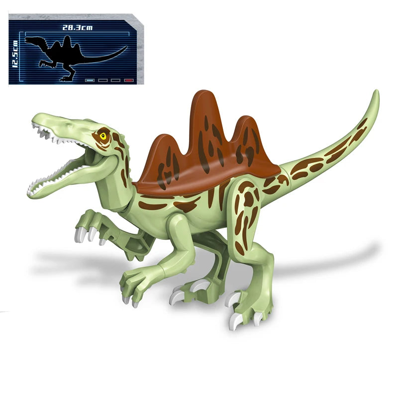 Brutal Raptor Building Jurassic Blocks World 2 MINI Dinosaur Figures Bricks Dino Toys For Children Dinosaurios Christmas