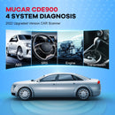 MUCAR CDE900 OBD2-Scanner ABS/SRS/ECM/TCM Systemdiagnosetool Kostenlose lebenslange Updates Motorkontrollleuchte Diagnosegeräte für Autos
