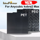 430×430mm Upgraded PEO PET Sheet For Anycubic Kobra 2 Max Double Sided 3D Printer Heated Bed Spring Steel Kobra MaxBuild Plate