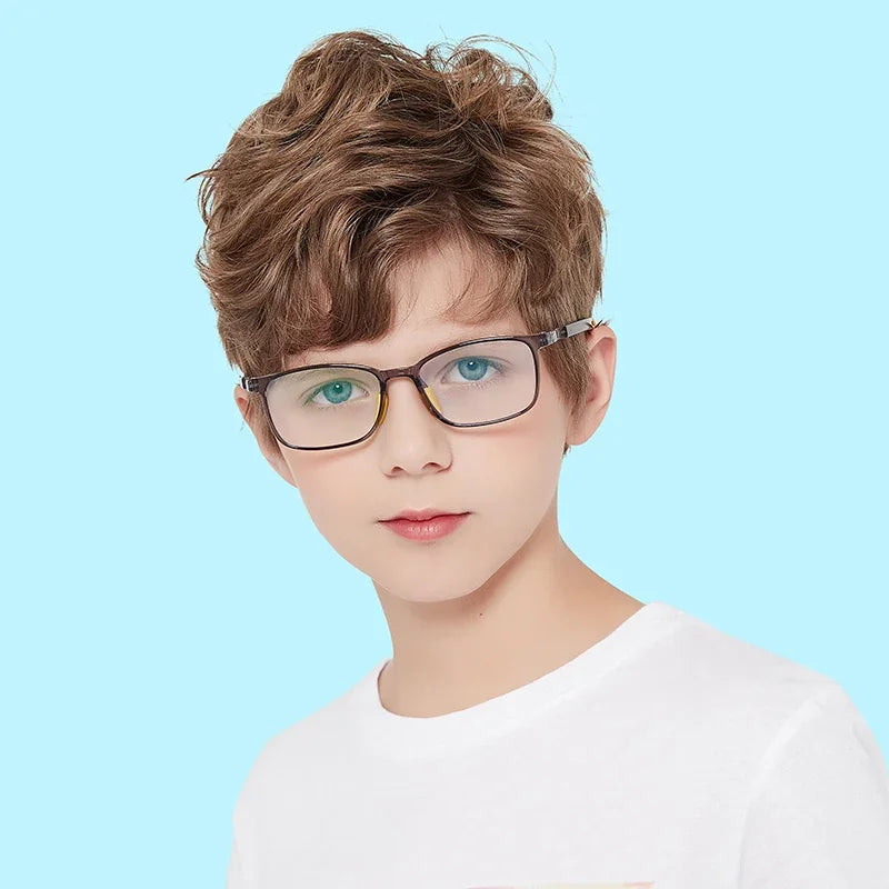 VICKY TR Children Boys Girls Anti-blue Light Glasses Anti-skid Rubber Cover Myopia Hyperopia Customizable Prescription 5109