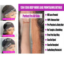 250 Density Bone Straight 100% Brazilian Human Hair Wigs 13x4 13x6 HD Transparent Pre Plucked Lace Front Wigs 40 Inch For Women