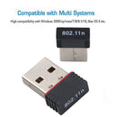 150Mbps Mini USB WLAN Wifi Adapter Wi-Fi Netzwerk LAN Karte 802.11b/g/n RTL8188 Adapter Netzwerkkarte für PC Desktop Großhandel