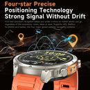 2026 GPS Smartwatch for Men 1.7 HD Screen Military Smart Watch Flashlight IP68 Waterproof 100 Sport Modes 720mAh Large Battery