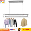 Electric Telescopic Clothes Dryer Intelligent Remote Control Lifting Household Clothes Hanger Gray/White/Black