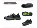 New Men Sandals Summer Casual Beach Shoes Breathable Anti-Slip Slip on Flat Sandals Male Outdoor Walking Slippers Comfortable