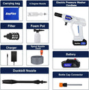 DayPlus Electric High Pressure Washer Rechargeable Car Wash Gun Cordless Electric Water Gun Foam Machine for Makita 24V Battery