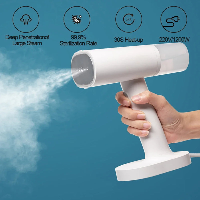 XIAOMI MIJIA Garment Steamers Iron For Home Electric Hanging Steam Cleaner Mite Removal handheld Steamer Garment Ironing Clothes