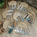 Ethnic Fashion Earring Combination Set Irregular Shape Turtle Flower Leaf Tassel Personalized Decoration Gifts