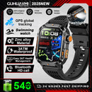 New Outdoor 10ATM Waterproof Swim Smart Watch Men GPS Compass Flashlight 540mAh Large Battery Bluetooth Call Sport HD Smartwatch