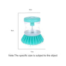 Kitchen Wash Pot Dish Brush Washing Utensils with Washing Up Liquid Soap Dispenser Household Kitchen Cleaning Accessories
