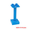 Large Building Block Assembly Accessories DIY Roof Wall Guardrail House City Farm Playground Series Set Gift Toys for Children