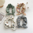 Approx 55cm Cotton Linen Square Scarf Neckerchief Spring Autumn Scarves Neck Scarf Turban Bandanas Headband Decoration for Women