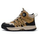 Men Work Shoes Slip-resistant shoes Rotating Button Fashion Shoes Comfortable Sport Shoes boots men work waterproof Anti shock