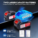 OUTIGO thread free electric Shoer with screen with 2 * 3Ah Batteries for fruit trees and vineyard