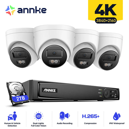 The Perimeter Atlas | ANNKE 4K 8-Channel PoE Surveillance System with 8MP Cameras