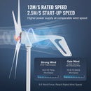 The Prairie Current | 500W/800W MPPT Wind Turbine Generator