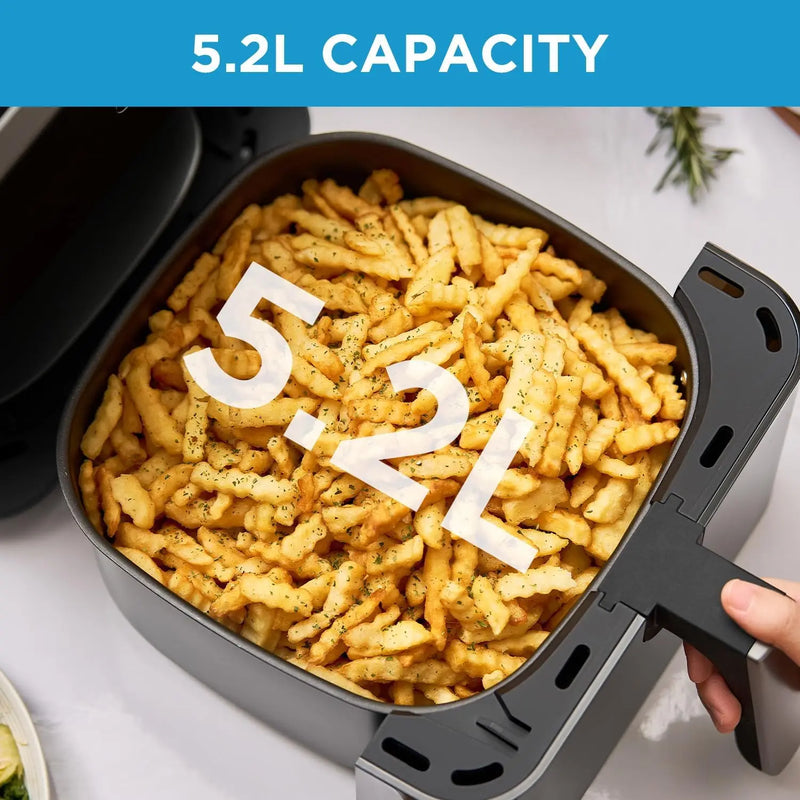 Midea Hot Air Fryer, 5L Capacity, HeatXpress Technology, 90% Less Oil, Energy and Time Saving with 7 Presets, MAD55F8APK