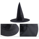 Halloween Wizard Hat Party Children Adult Black Pointed Oxford Cloth Magician Hat Witch Hat Masquerade Ball Party Dressing TMZ