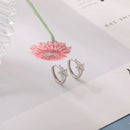 Ohrringe aus massivem 925er Sterlingsilber mit Zirkonia-Blumen für Damen, modisch, XY0151
