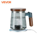 VEVOR Hydrogen Water Cup 400 ml Hydrogen Generator, SPE Technology Portable Hydrogen Water Ionizer Machine with Wireless Chargin