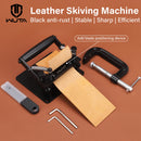 WUTA Manual Leather Skiving Machine Strip Belt Thinning Skiver Splitter Cowhide Leather Peeling Machine DIY Strap Cutting Tools