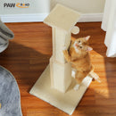 Large Cat Scratching Post for Indoor Cats Adults Ultimate Scratch Post with Woven Sisal Dangling Ball Tall Cat Scratcher Cat Toy