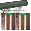 120W Led Full Spectrum Grow Light LM281B Growing Lamp with UV&IR Work Mode for Greenhouse Grow box Flowers  Veg Seedling