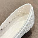 Ladies New Arrivals PVC Plastic Shoes Round Tip Low Cutter Slip-On Cut-Outs Breathable Beach Flats Spongy Sole Khaki Brown 35-40