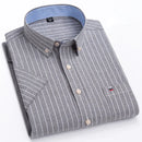 The Merchant | 100% Cotton Oxford Shirt, Short Sleeve