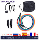 17 Pcs Latex Resistance Bands Crossfit Training Exercise Yoga Tubes gym Pull Rope Rubber Expander Elastic Bands Fitness Bag