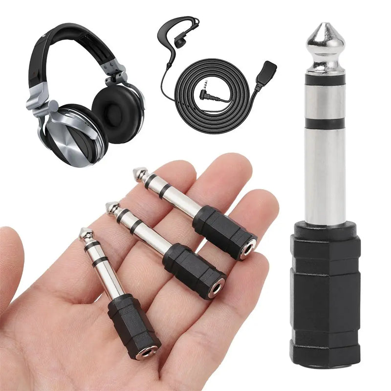 3.5mm Jack to 6.35mm Portable Converter Plug Stereo Male To Female Headphone Plug Earphone Cable Adapter Microphone Jack