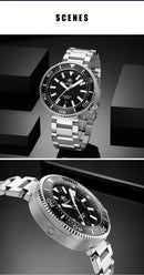 ADDIESDIV2025 New 8215 Movement 200m Waterproof BGW9 Blue Luminous Luxury Diving Automatic Watch Stainless Steel Sapphire AD2523