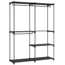 SONGMICS Schrank, Kleiderschränke, Freistehender Kleiderschrank, Kleiderständer, Garderobe, Stoffregale