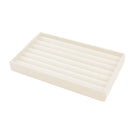 1PC, Flocking Jewelry Box Jewelry Tray, Color: Beige 2030