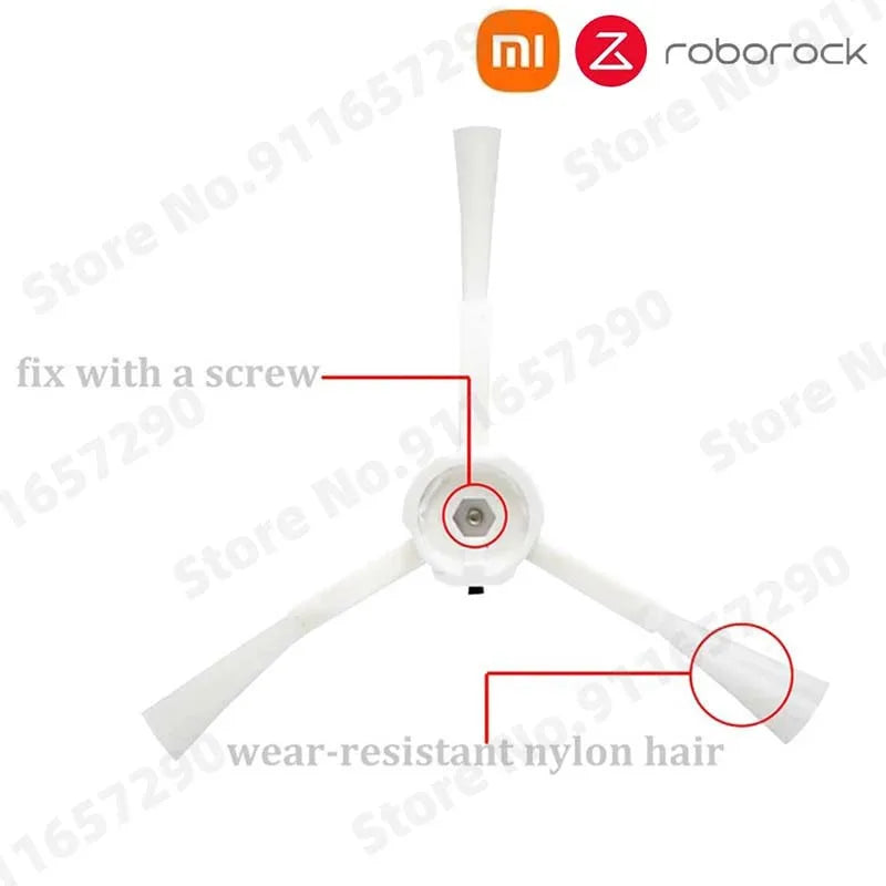 For Xiaomi Mijia Mi 1 1S Roborock S50 S5 Max Hepa Filter Main Brush Side Brush Parts Robot Vacuum Cleaner Accessories