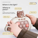999 Level Electronic Pop Quick Push Bubbles Game Machine Kids Cartoon Fun Squeezing Toys Anti Stress Sensory Bubble Toy Gifts