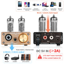 Nobsound U10 Mini Vacuum Tube Preamplifier HiFi Desktop 3.5/6.35mm Headphone Amplifier for Home Speaker