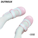 Japanese Round Head Flat Sole Lo Jk Uniform Flats for Ladies Spring Autumn Original Lolita Style Mary Jane Women's Shoes Cute